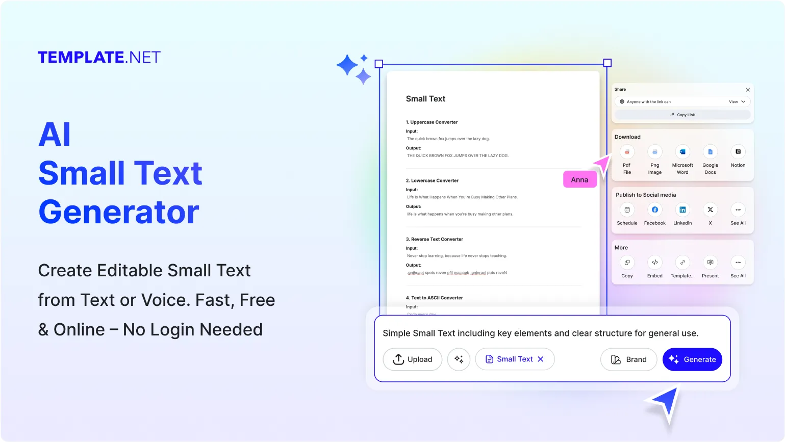 Free AI Small Text Generator, Stylish Small Text Maker Tool
